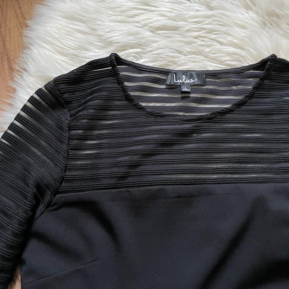 LULU’S | Perfect Mesh Bodycon Dress - Picture 3 of 4